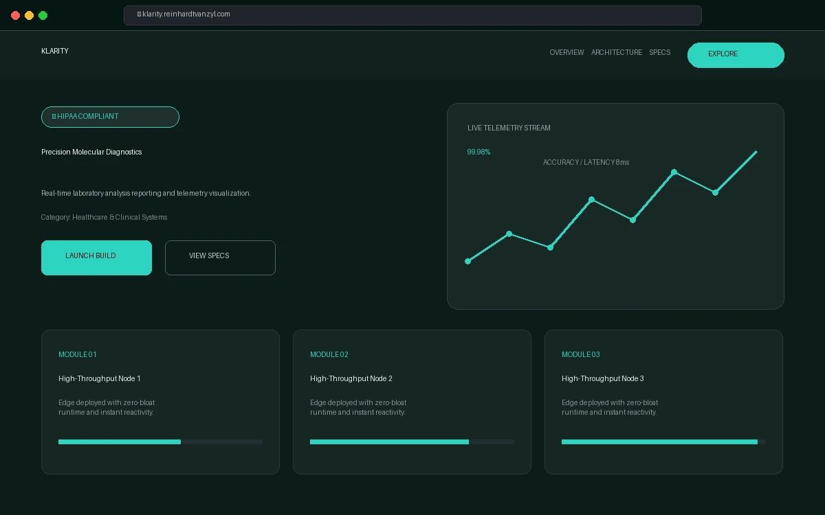 Klarity Diagnostic Portal